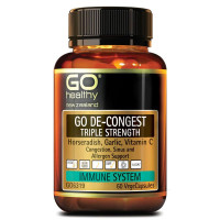 GO Healthy GO De-Congest Triple Strength 60 Capsules